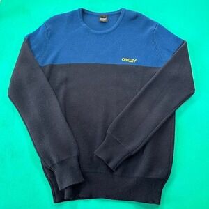 Oakley knit sweater 2000s Oakley pullover embroidered logo men's knit sweater